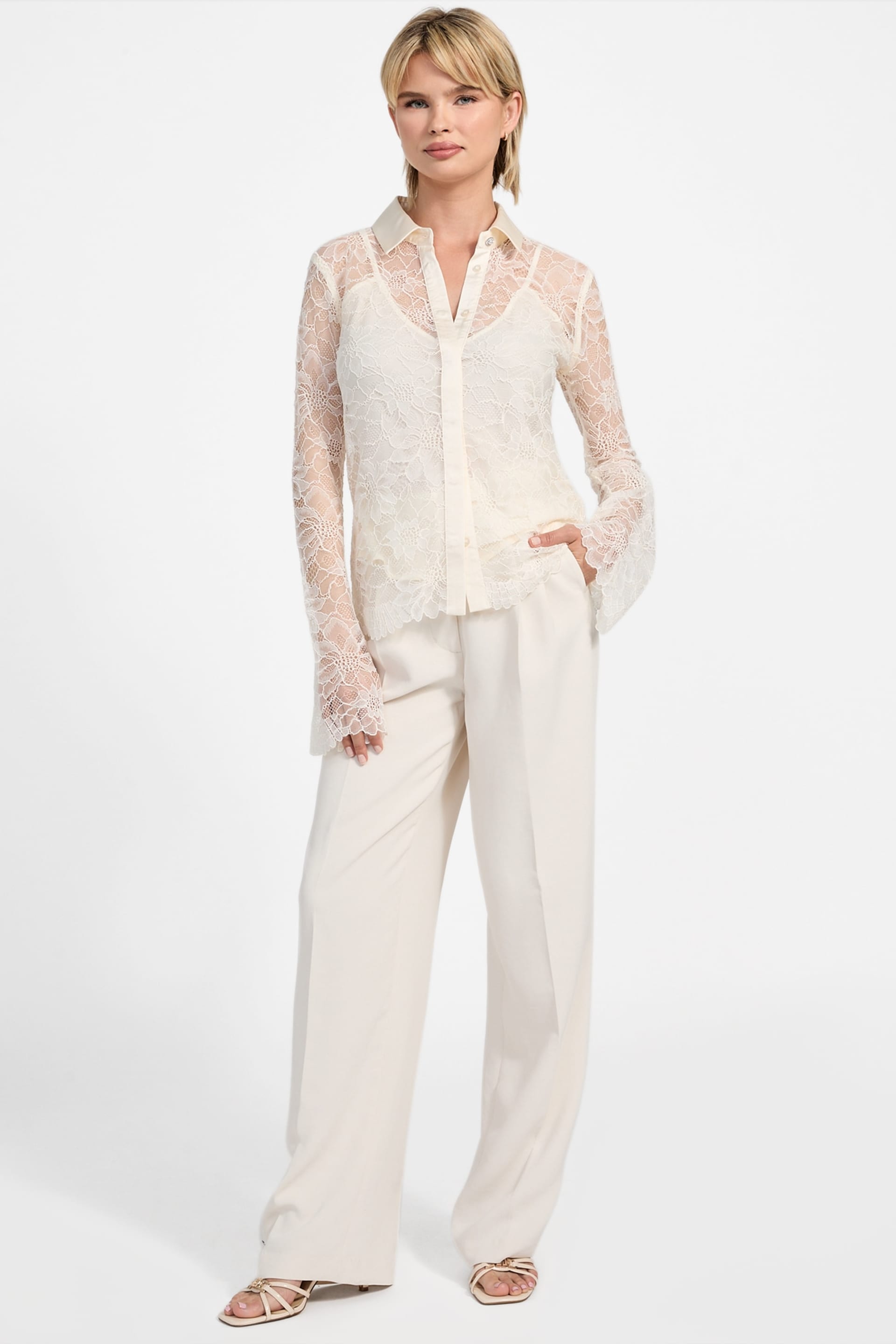 GUESS® Antoinette Lace Shirt Women
