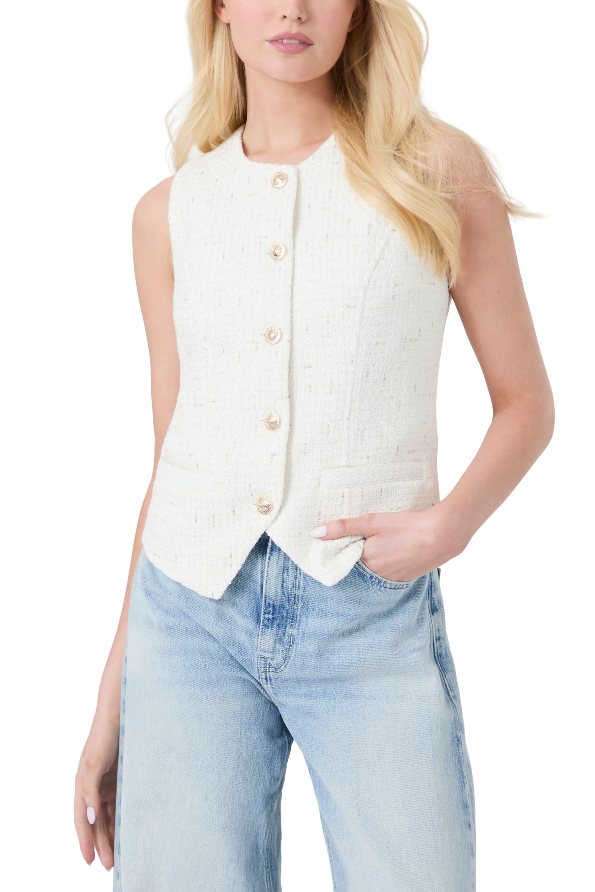 GUESS® Tweed vest Women