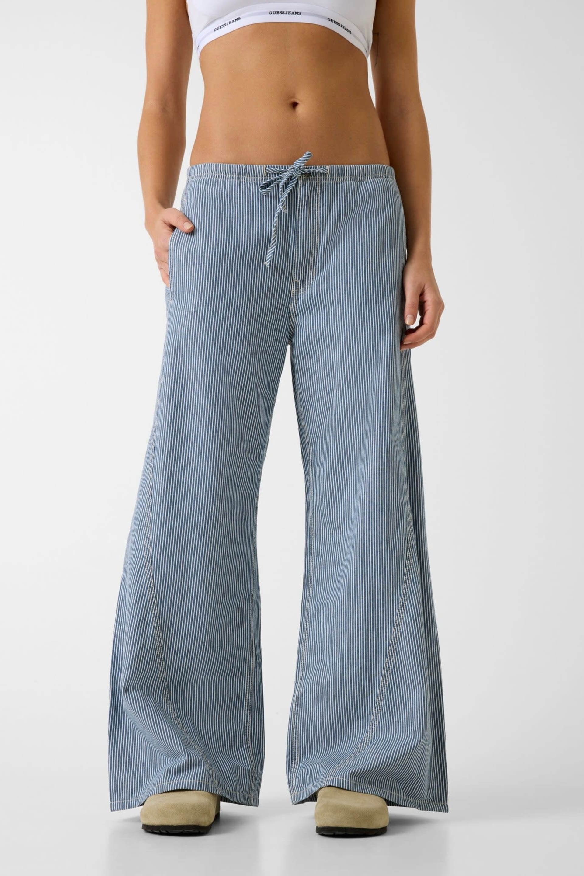 BIO JEANS WITH UNDERWEAR GLAY ポーカーズ W6GA2JD7881-GST3