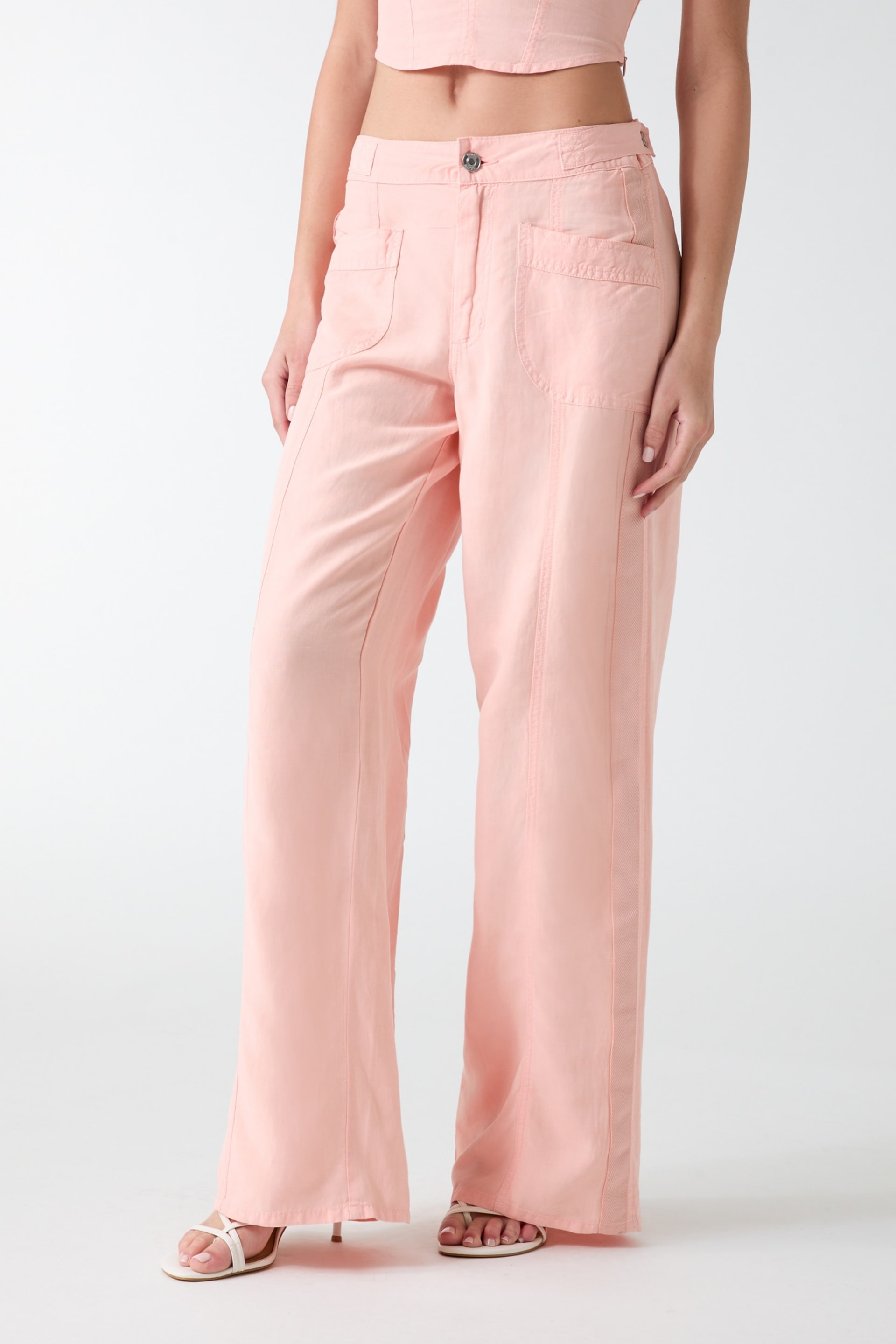 GUESS® Linen-blend pants Women