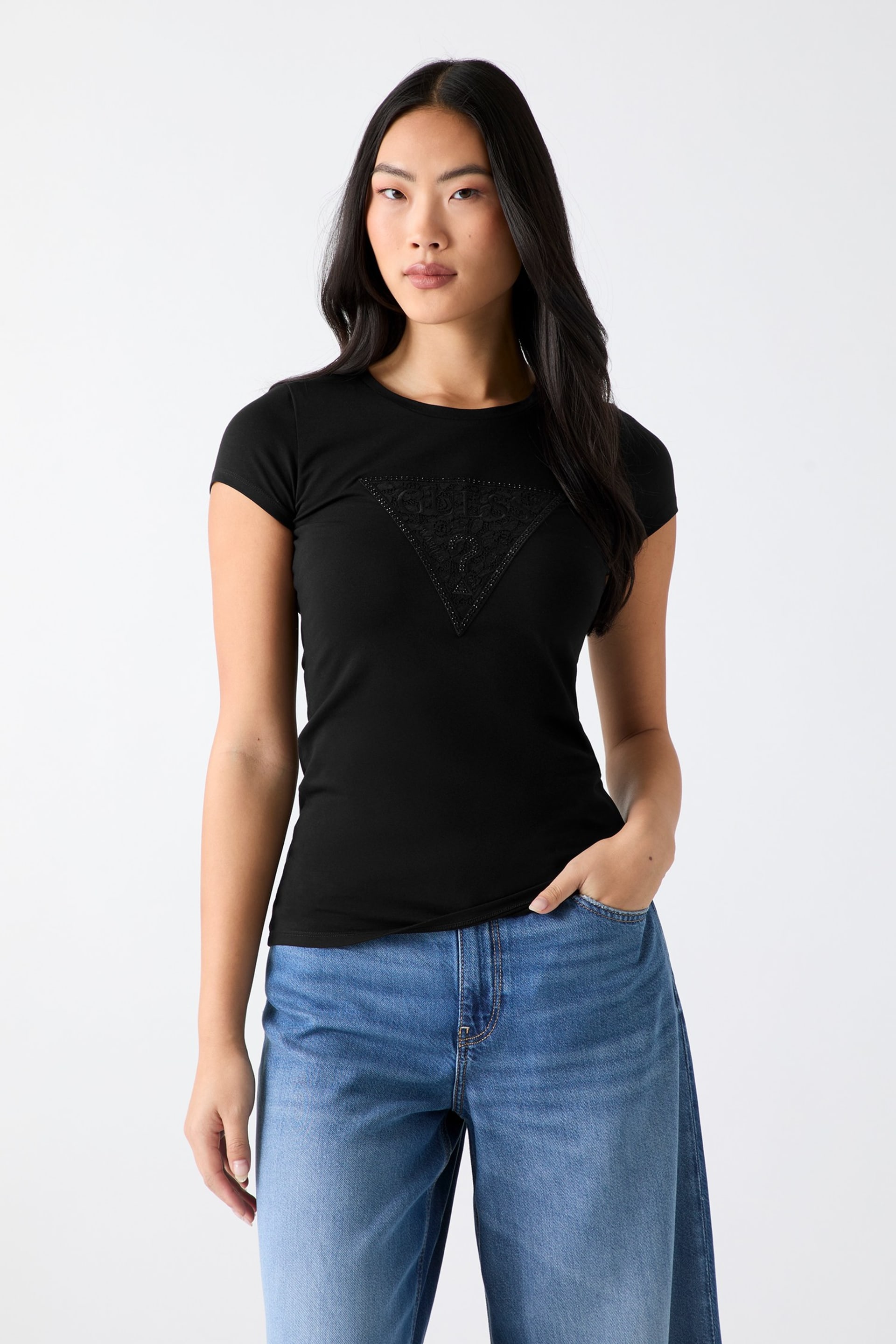 GUESS® Printed logo t-shirt Women