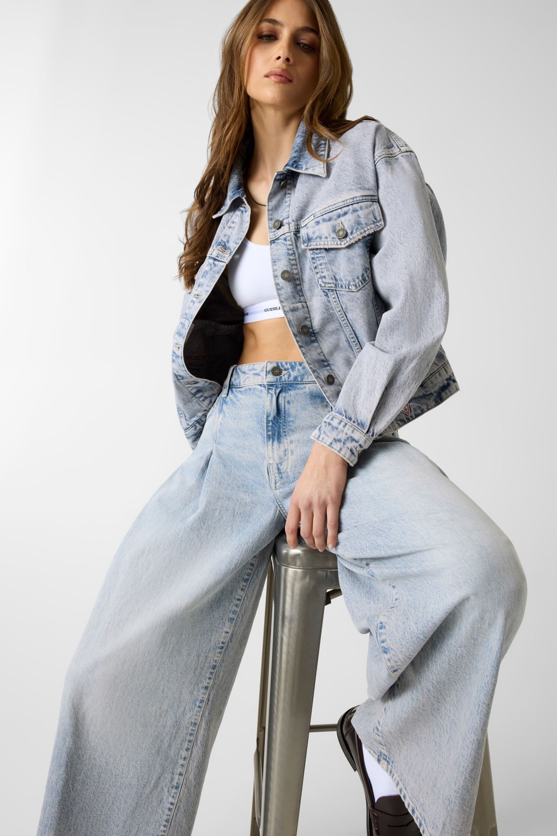 GUESS® Oversized denim jacket