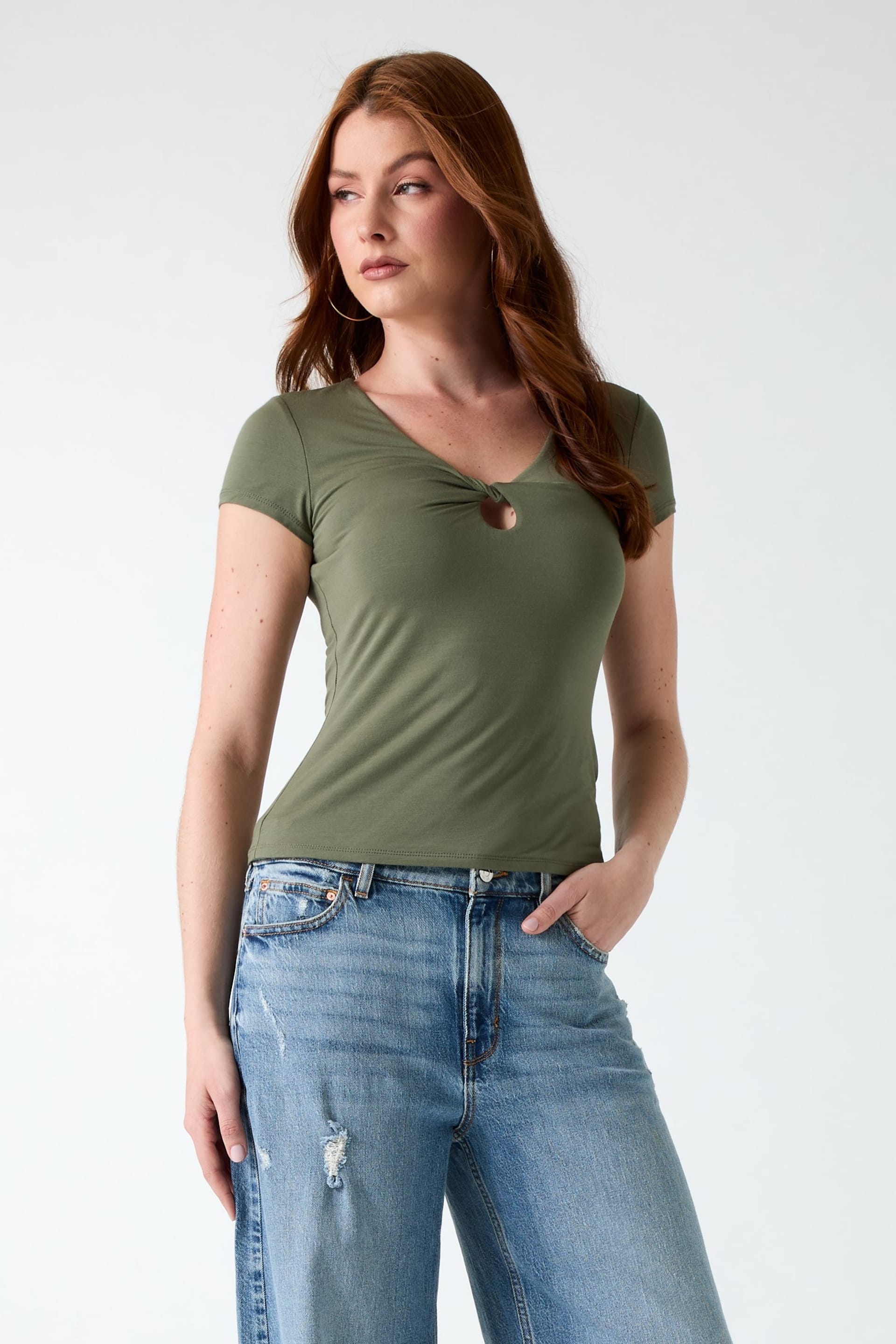 GUESS® Modal-blend top Women
