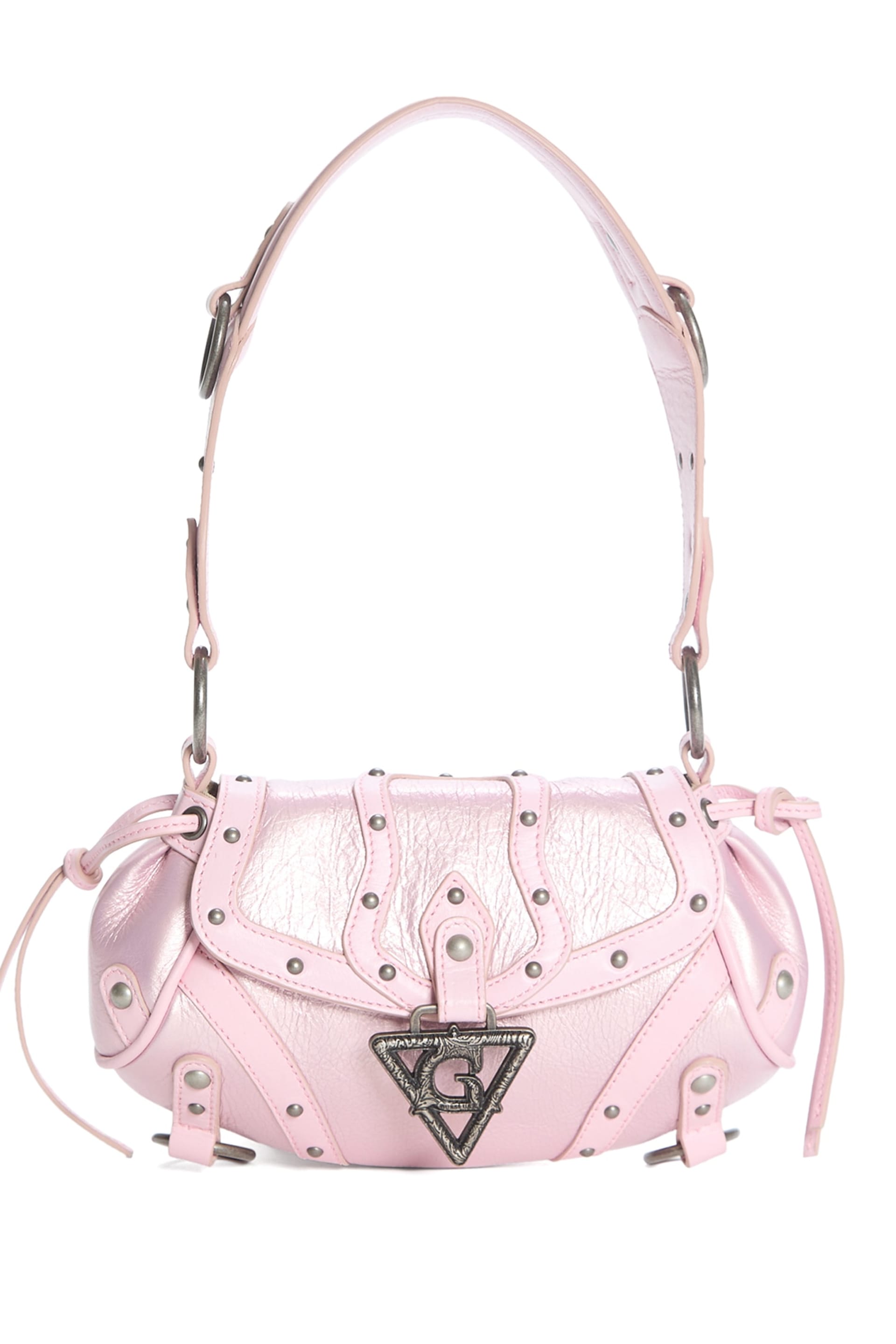 GUESS® Genuine leather mini shoulder bag