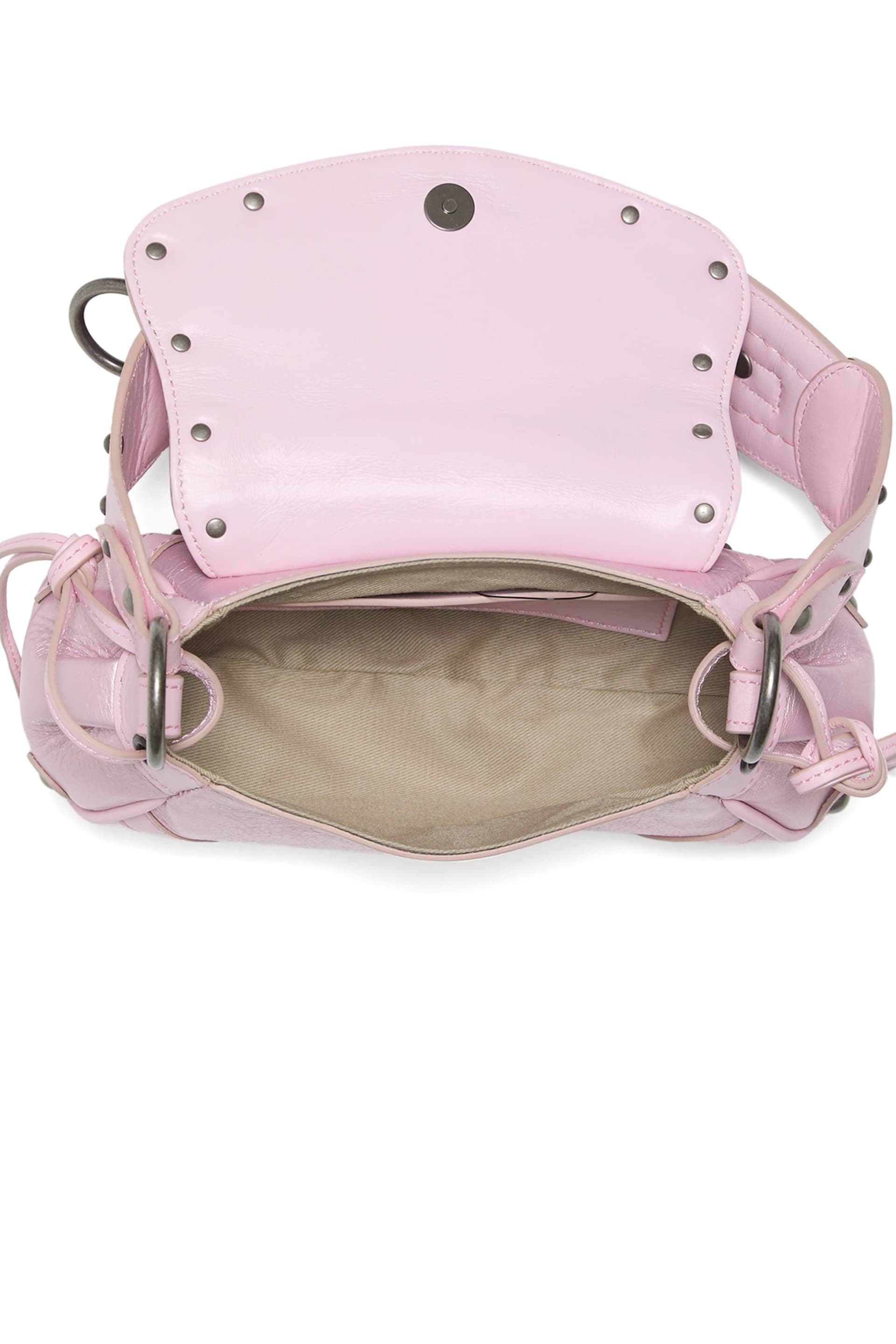GUESS® Genuine leather mini shoulder bag