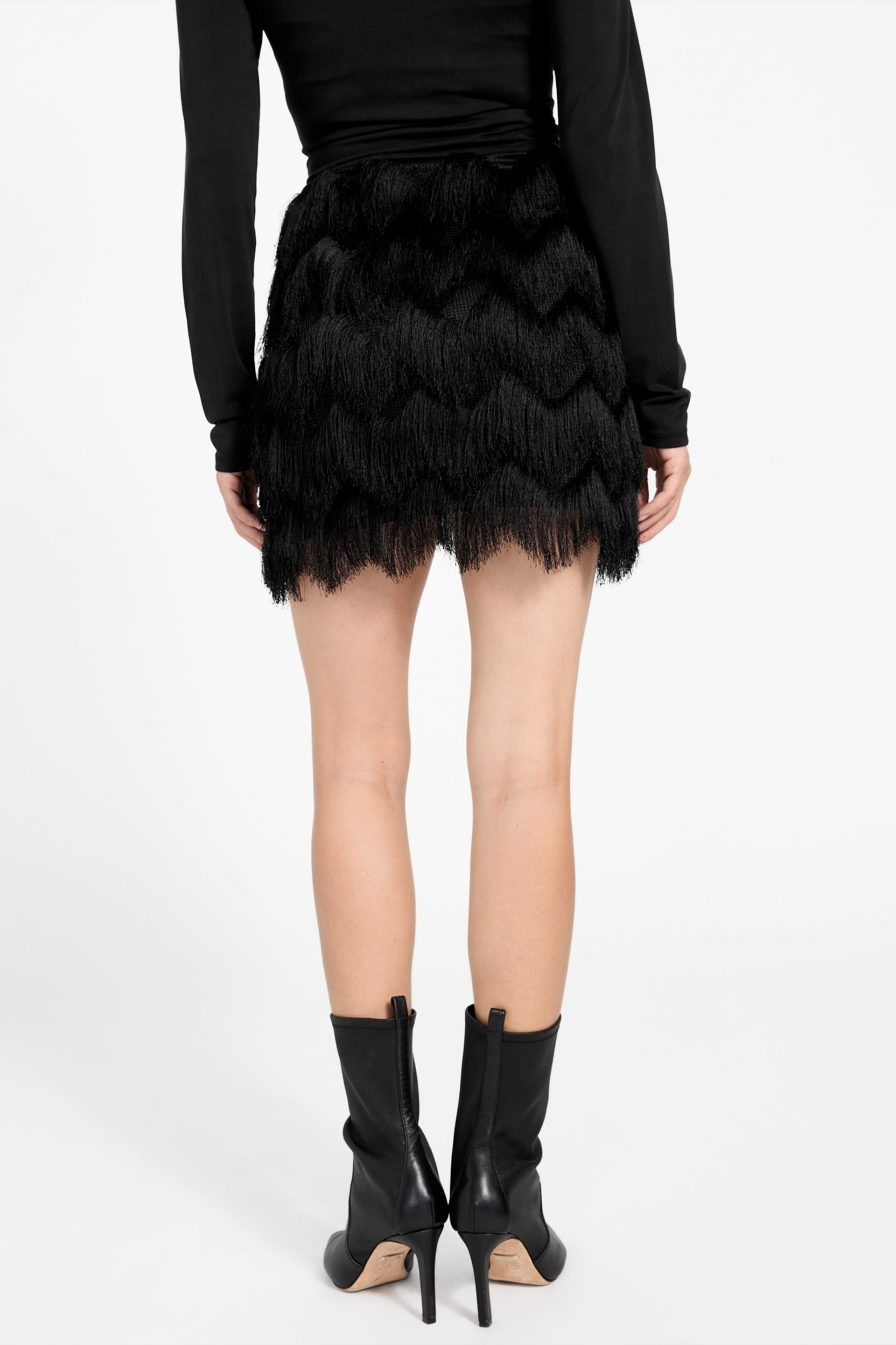 GUESS® Alyna Fringe Mini Skirt Women