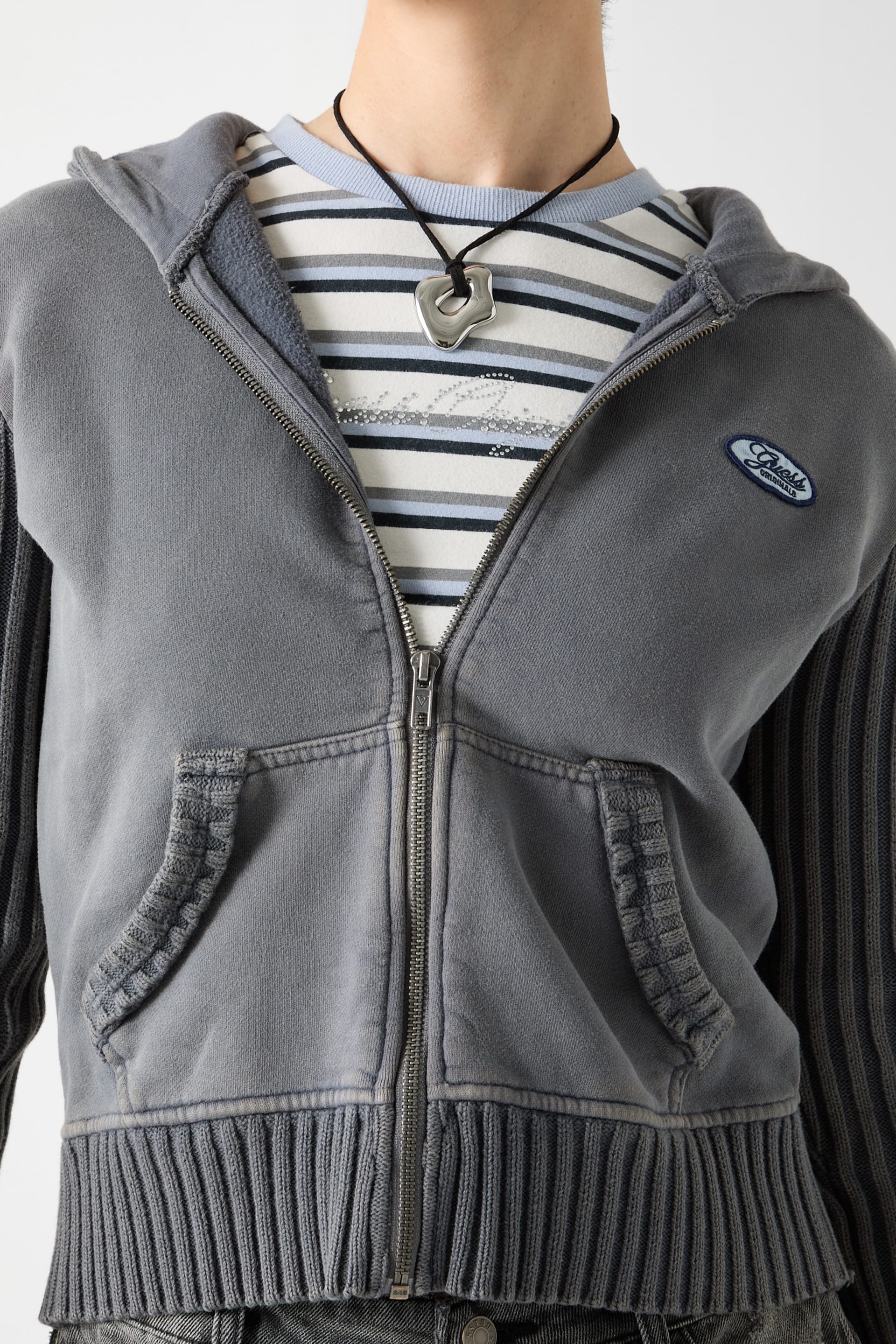 GUESS Originals Eco Zip Hoodie Women | GUESS Jeans®