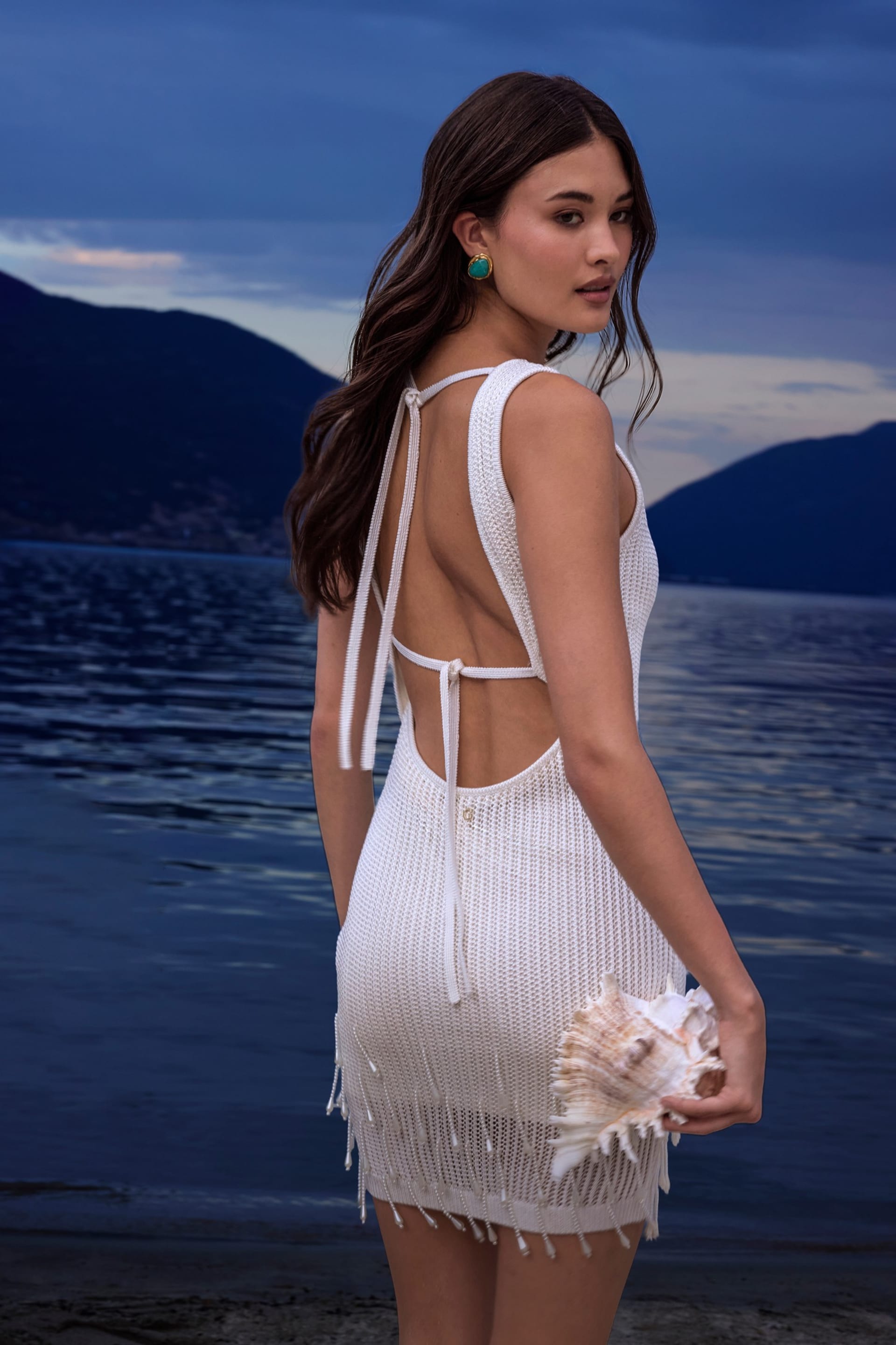 guess white dress I So Cotton Mini | | Womens It features a sleeveless design and a feminine fit How to style a white