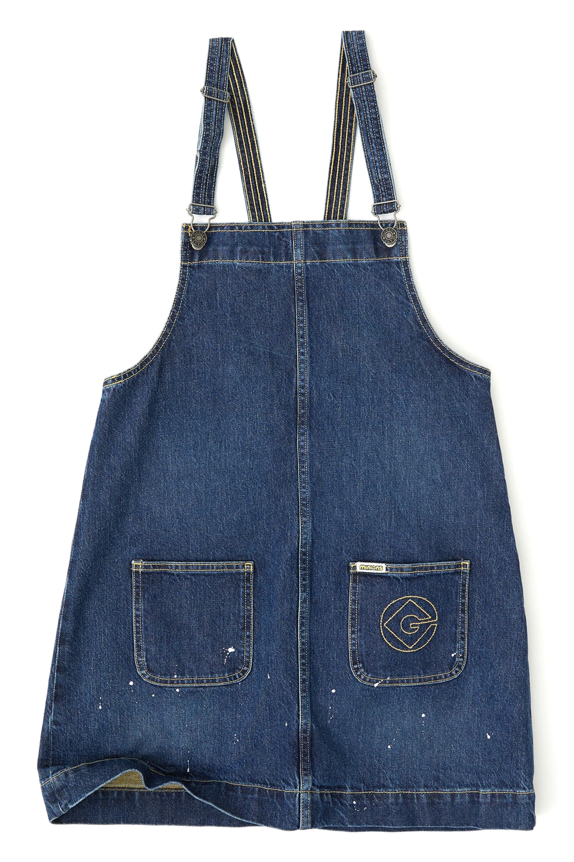 primark denim dungaree dress Girls Bluey & Bingi Denim Pinafore Dress with patch pockets. New at Primark