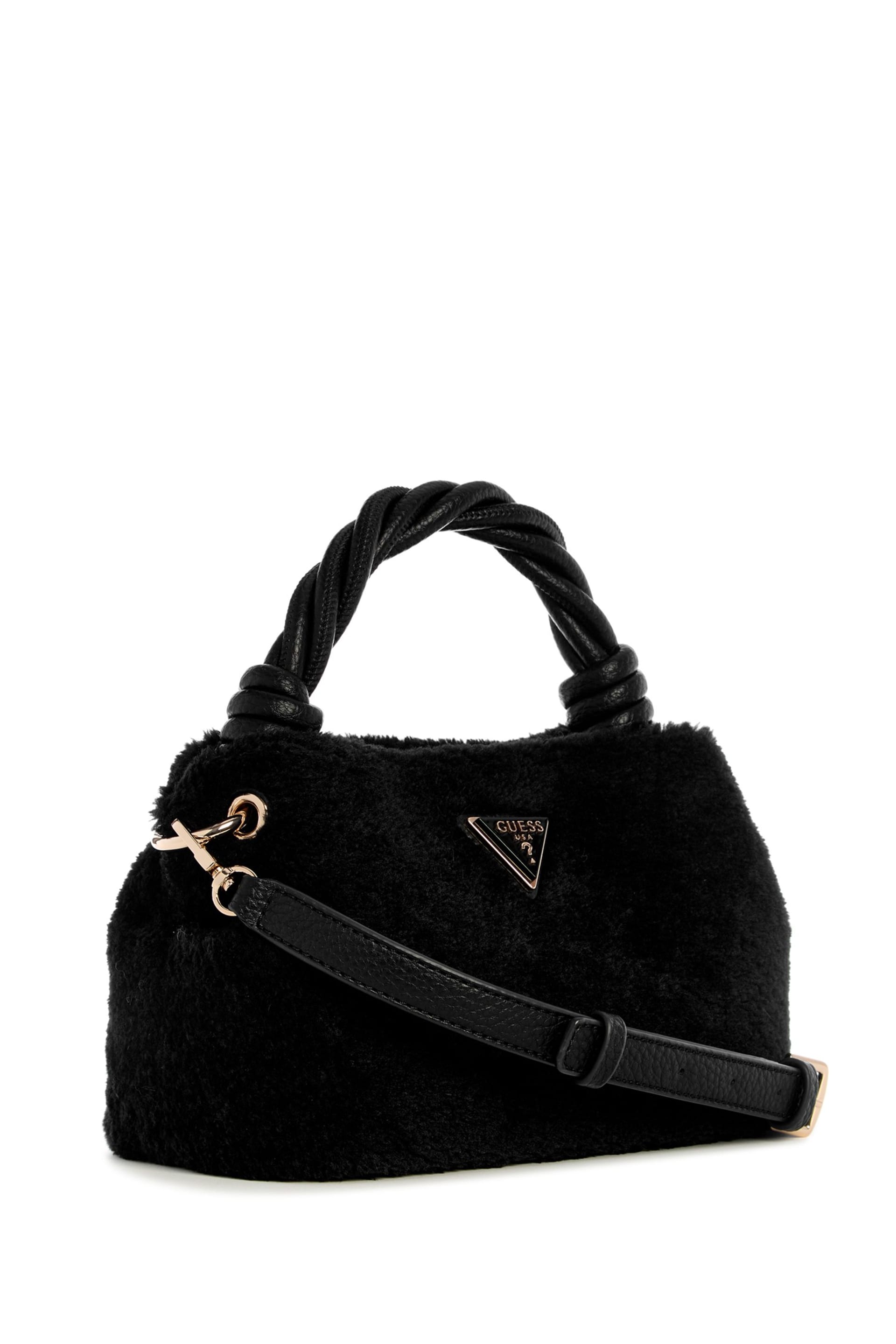 GUESS® Shaida Faux-Fur Top-Handle Crossbody Women