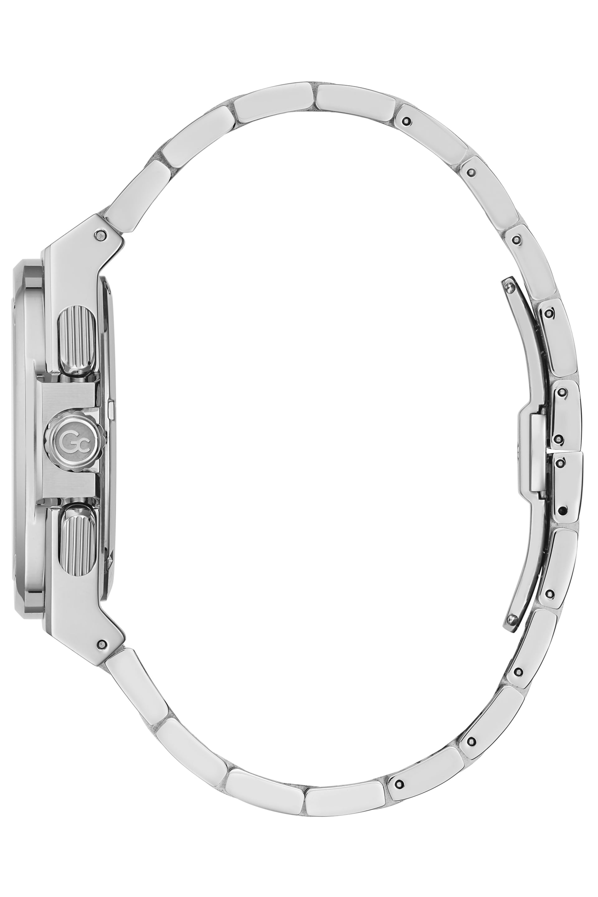 GUESS® Gc Silver-Tone Chronograph Watch Men