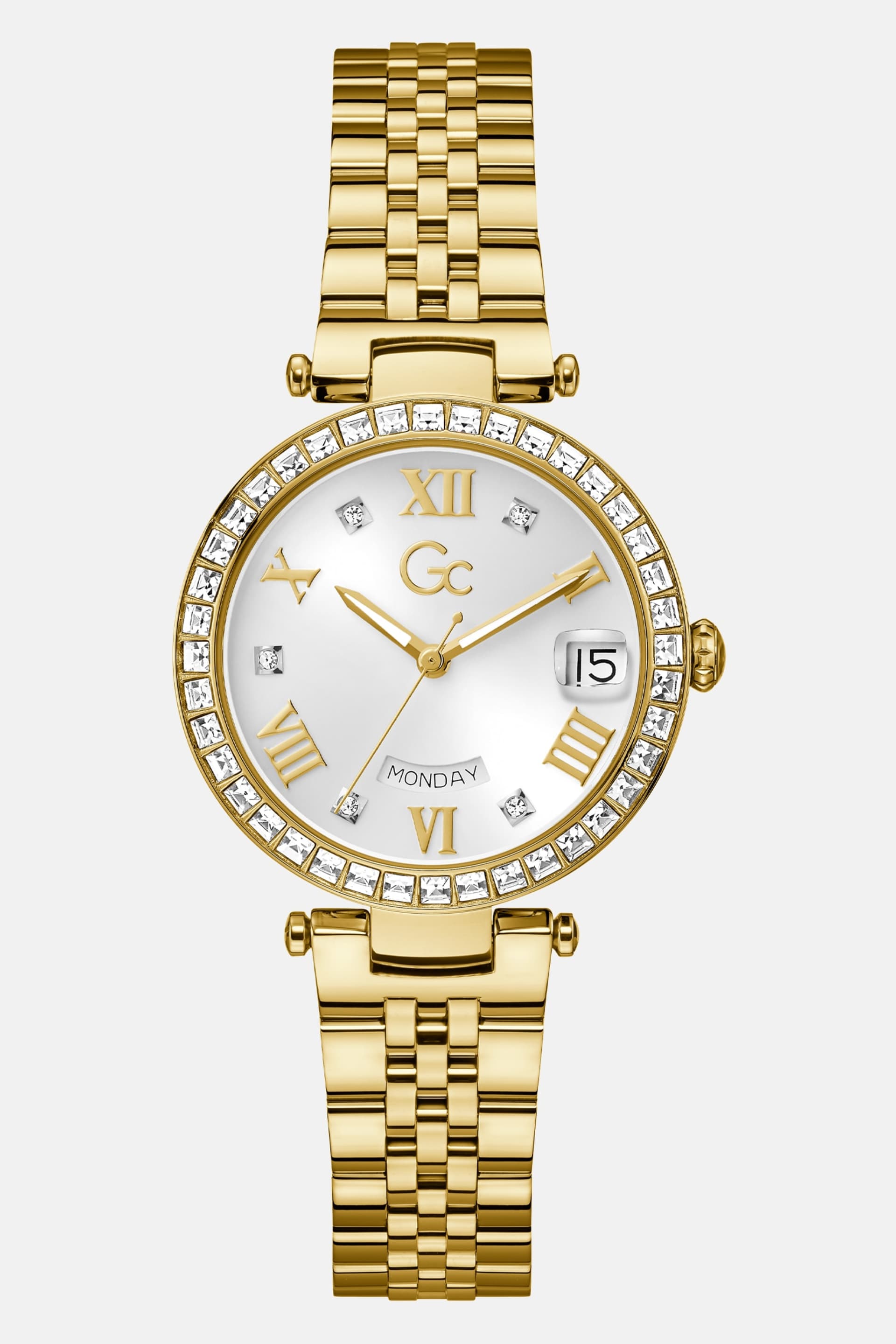 MARCIANO by GUESS® Gc Gold-Tone Analog Watch