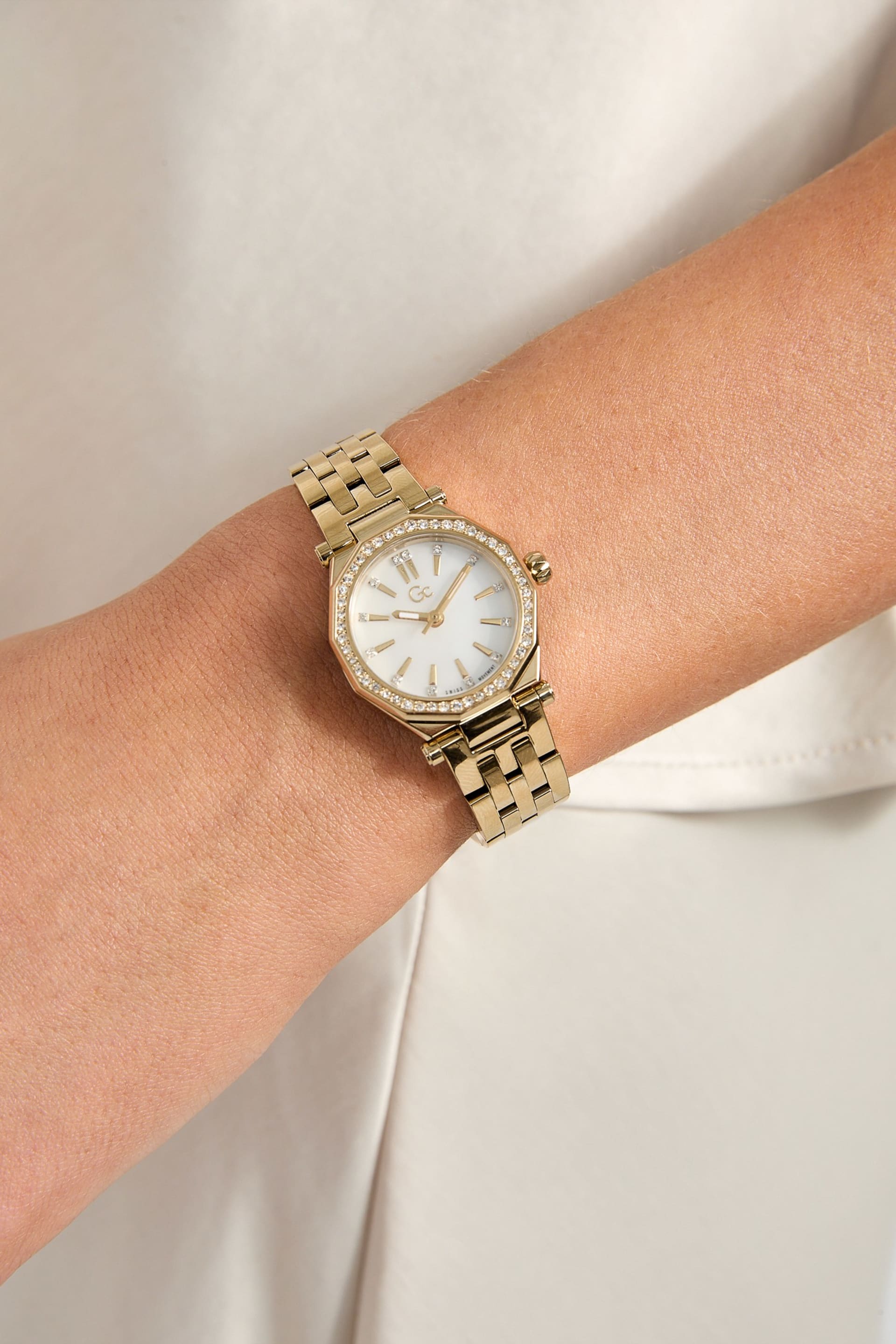 MARCIANO by GUESS® Gc Gold-Tone Petite Analog Watch