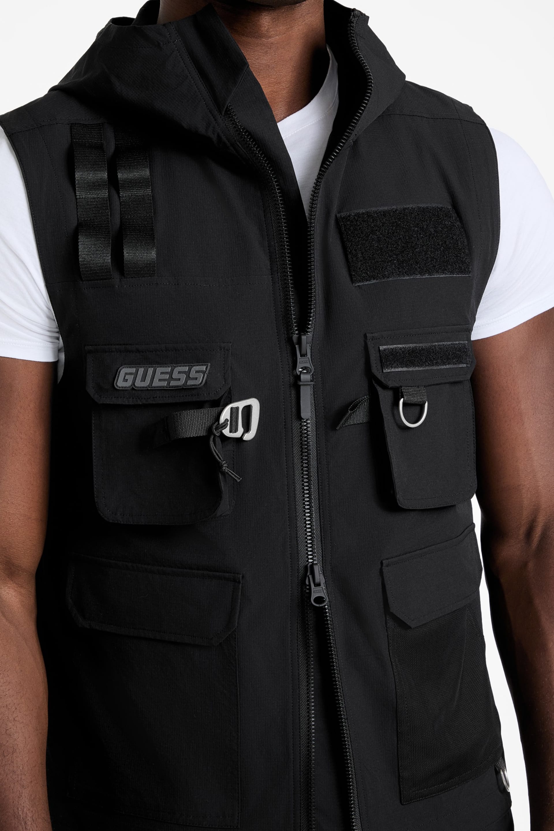 GUESS® Galium Hooded Vest Men