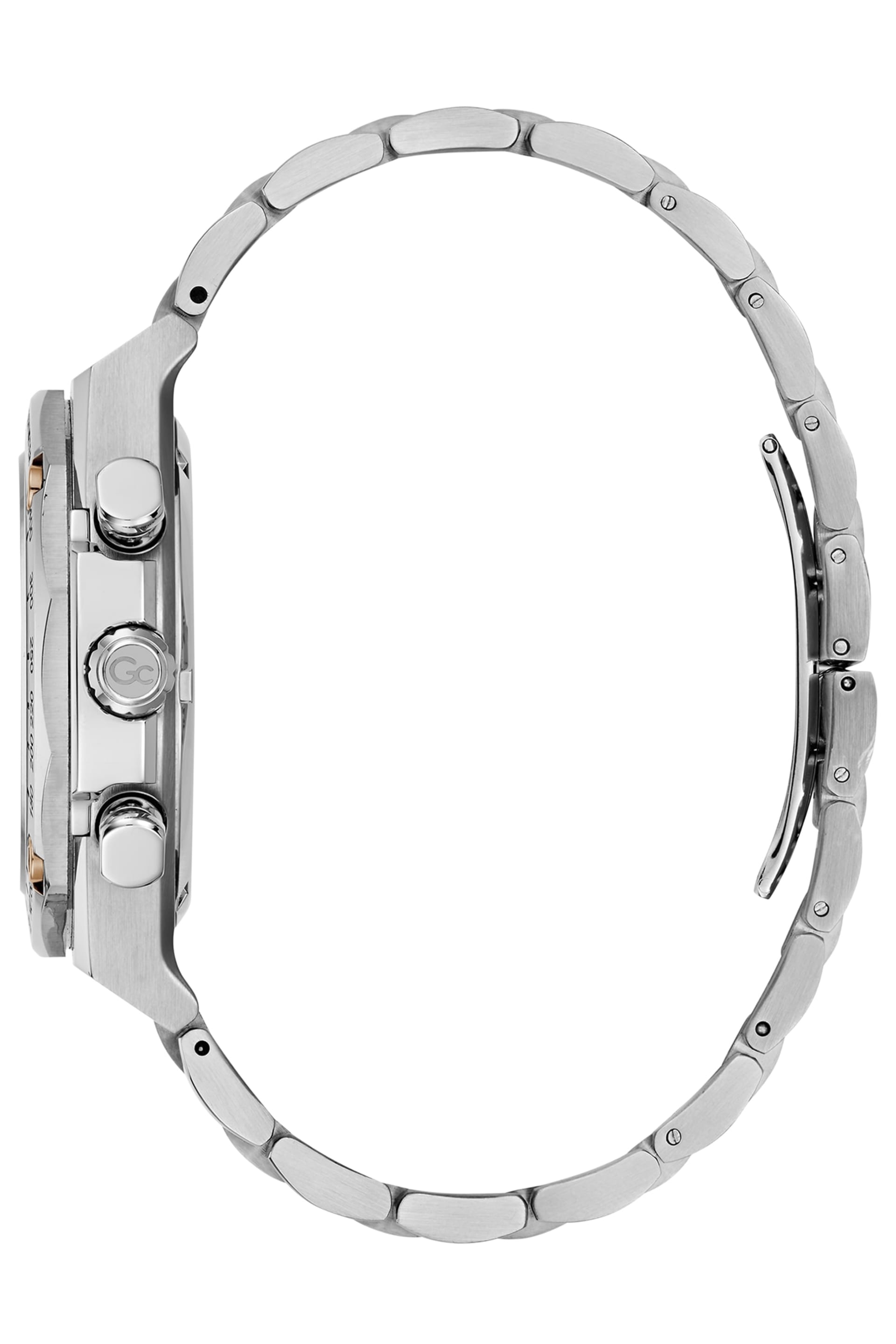 GUESS® Gc Silver-Tone Chronograph Watch Men
