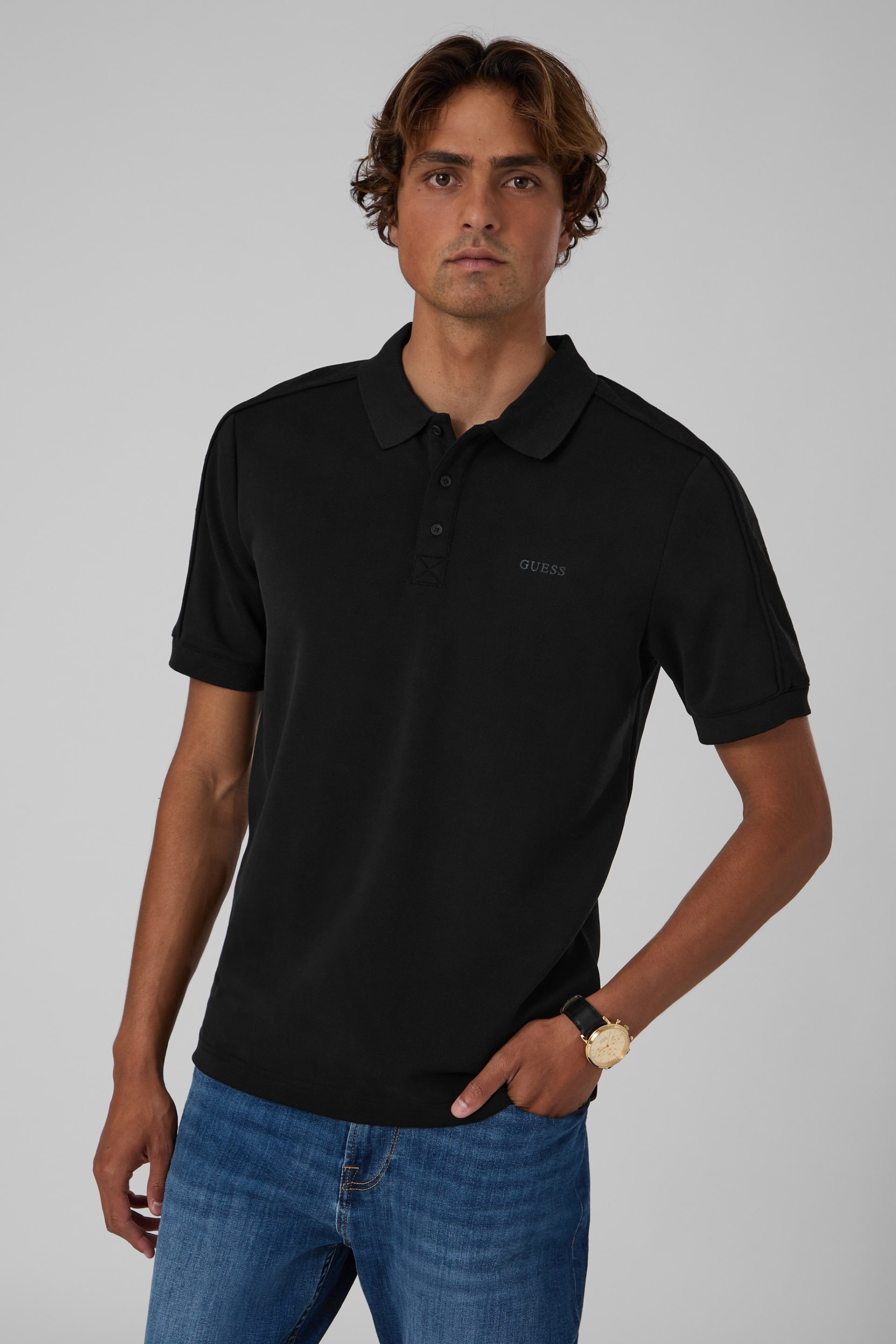 GUESS® Logo polo Men