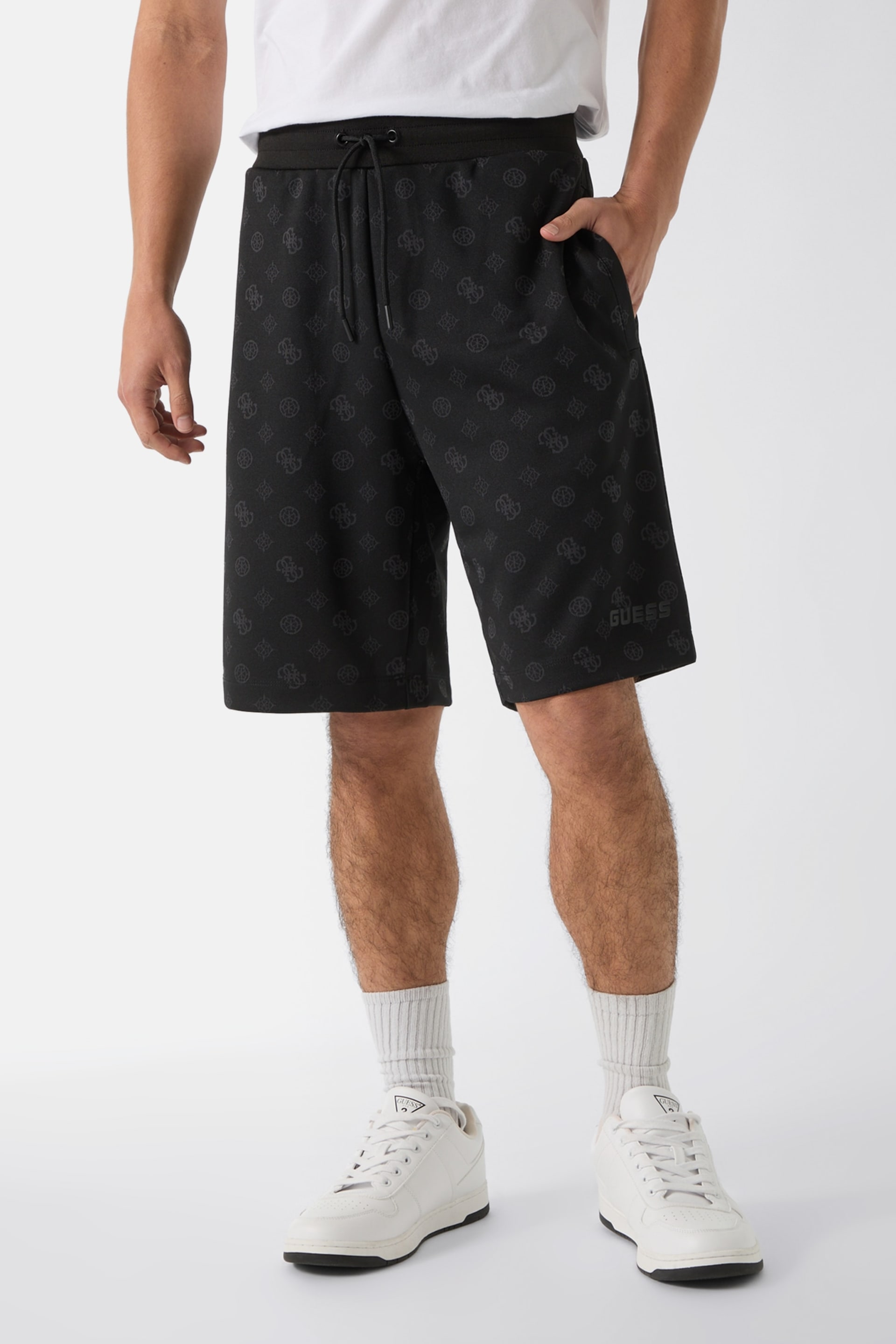 GUESS® All over logo shorts Men