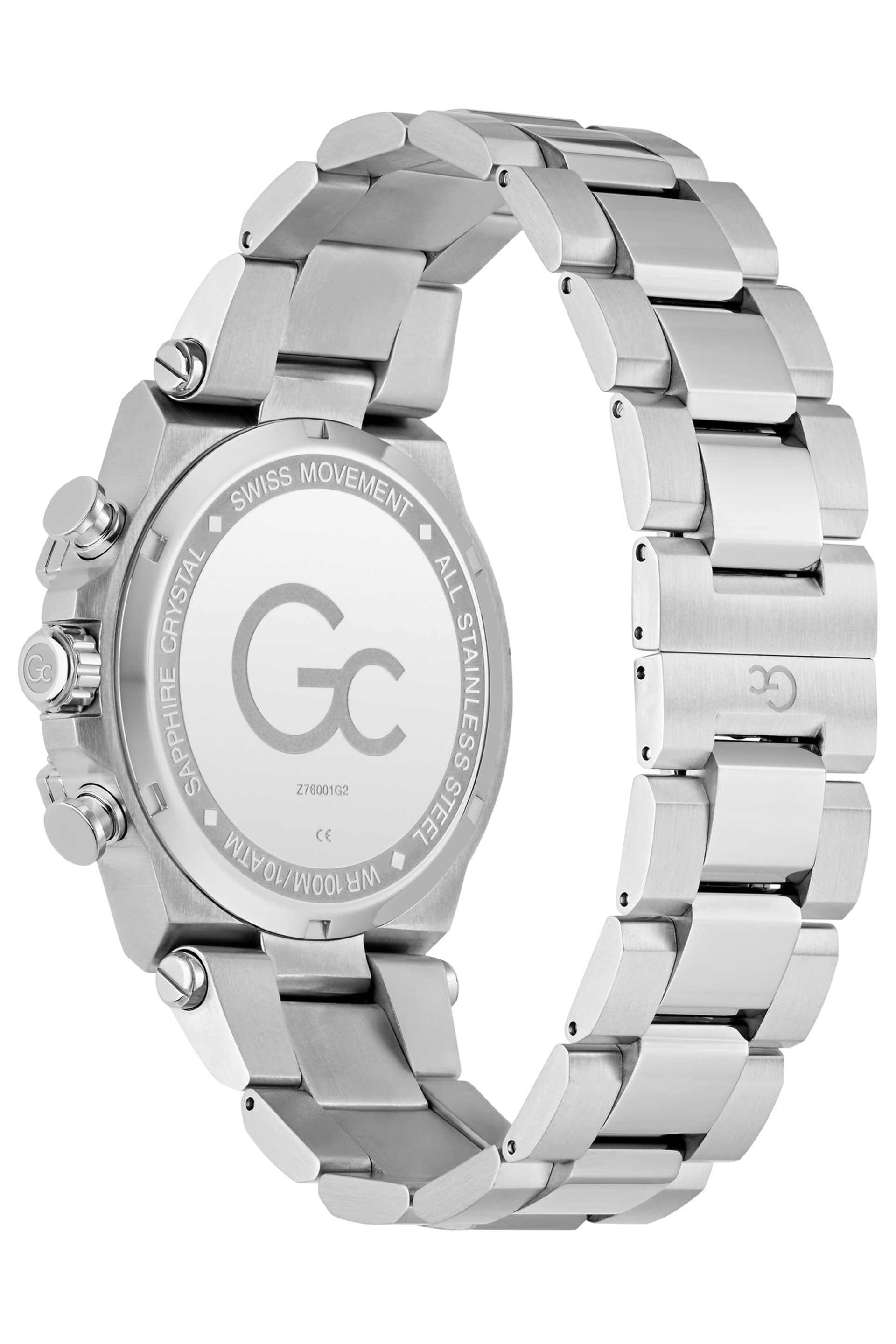 GUESS® GC Stainless Steel multi-function watch 44 mm Men