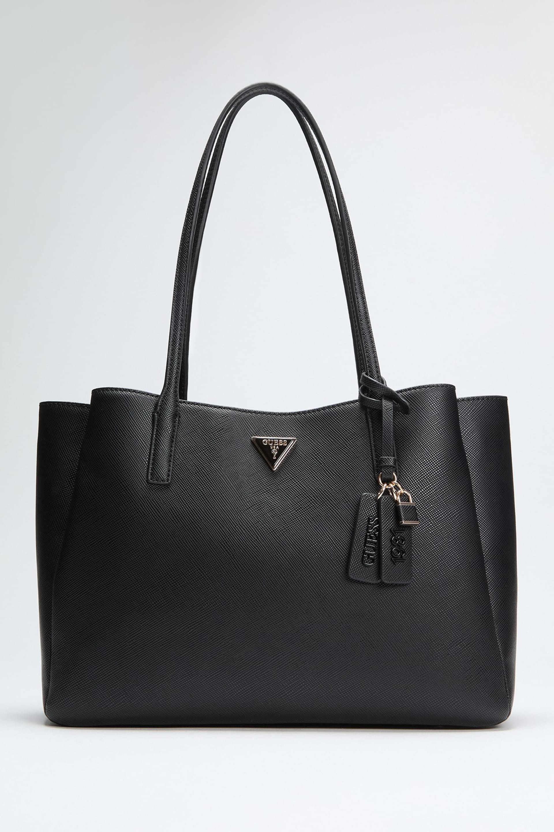ANEWGOLF☆レディースＳサイズ☆バッグロゴ☆ブラック GUESS® Noelle Tote Bag Women