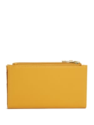 Large Faux-Leather Bifold Wallet