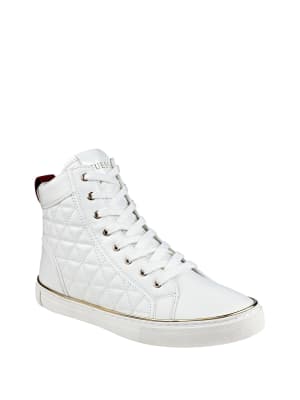 guess white high tops