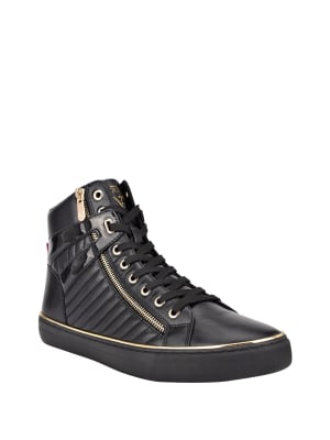 guess black high tops