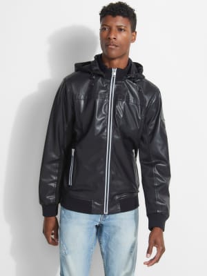guess reflective bomber jacket