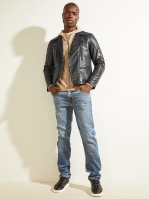 guess leather jacket price