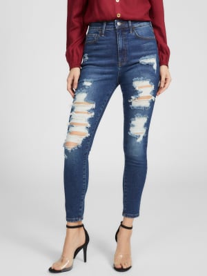 Marissa High-Rise Destroyed Skinny Jeans