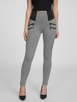 Daisy Double-Zipper Leggings