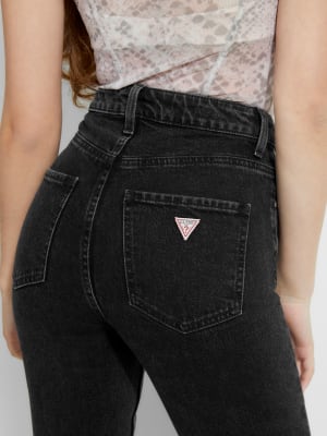 guess high waisted black jeans