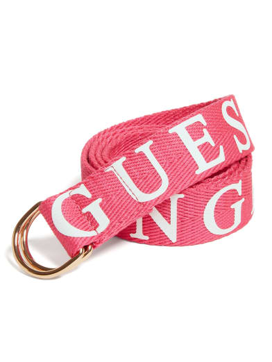pink guess belt
