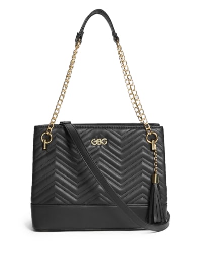 Colleen Quilted Chevron Satchel