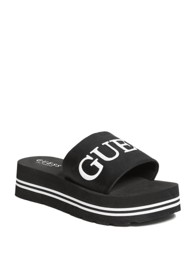 guess white slides