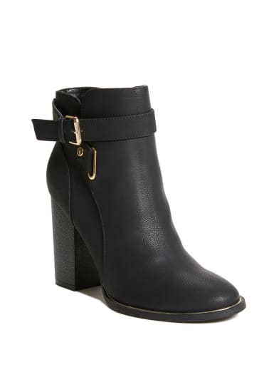 guess black suede ankle boots