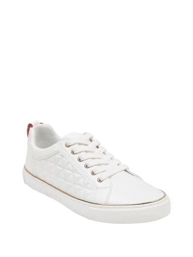 guess men's white sneakers