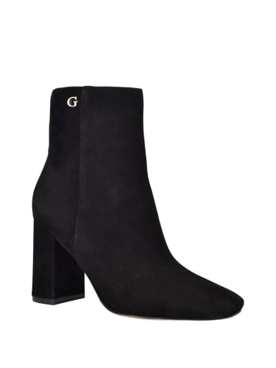 Guess black suede ankle boots clearance