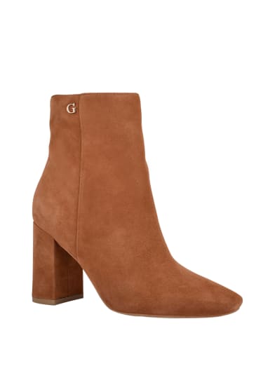 Guess black suede ankle boots clearance