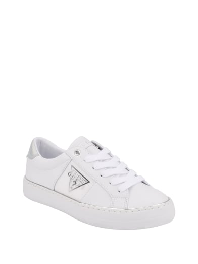 white sneakers guess