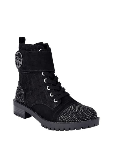 guess black booties