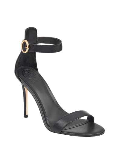 guess blue heels