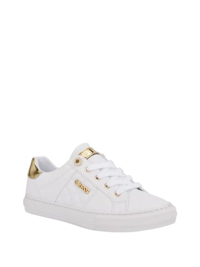 guess white slip on shoes