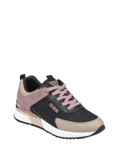 guess light pink shoes