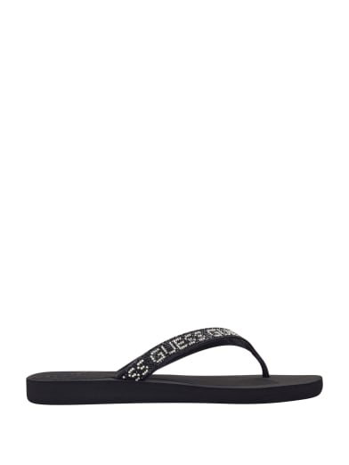 guess slip on sandals