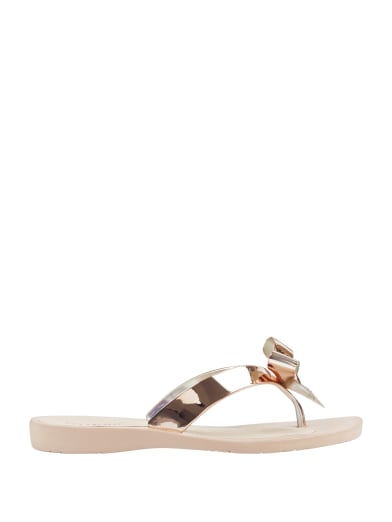 rose gold guess sandals