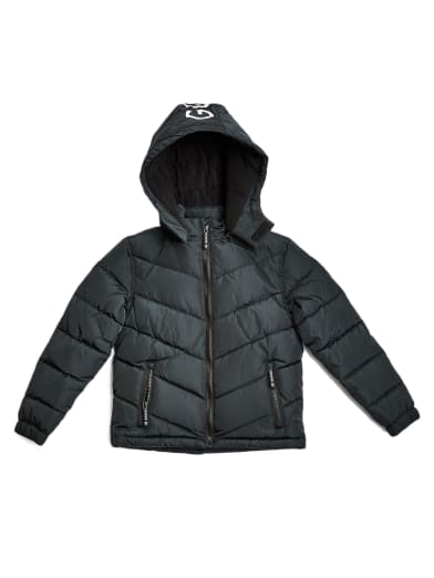 guess mason hooded puffer jacket