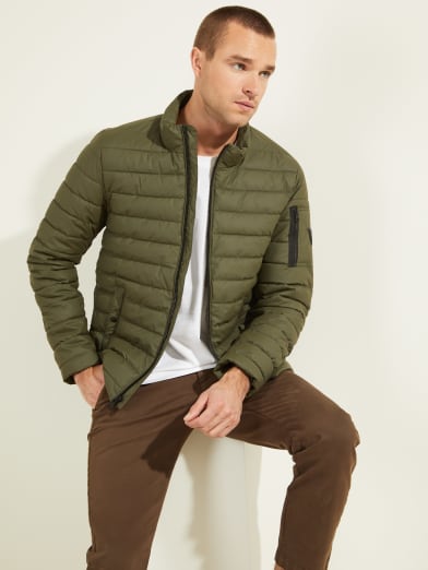 guess men's down jacket