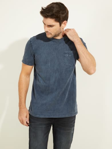 denim t shirts men's