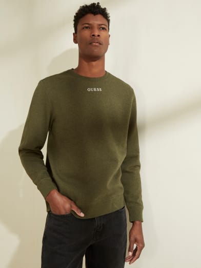 guess multi script sweatshirt