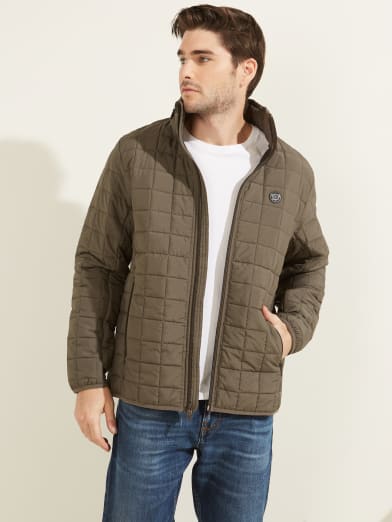 guess men's jacket with hood